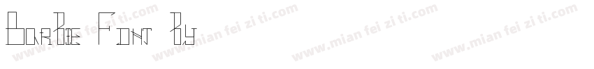 Barbie Font by字体转换